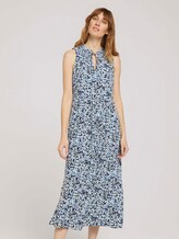 Ärmelloses Midikleid mit Print - Frauen - navy floral design Ärmelloses Midikleid mit Print - Frauen - navy floral design - 1 - TOM TAILOR