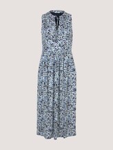 Ärmelloses Midikleid mit Print - Frauen - navy floral design Ärmelloses Midikleid mit Print - Frauen - navy floral design - 7 - TOM TAILOR