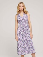 Ärmelloses Midikleid mit Print - Frauen - offwhite floral design Ärmelloses Midikleid mit Print - Frauen - offwhite floral design - 1 - TOM TAILOR