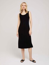Ärmelloses Midi Jerseykleid - Frauen - deep black Ärmelloses Midi Jerseykleid - Frauen - deep black - 1 - TOM TAILOR