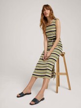 Mouwloze Maxi Jurk met getextureerde streep - Vrouwen - green multicolor stripe Mouwloze Maxi Jurk met getextureerde streep - Vrouwen - green multicolor stripe - 5 - TOM TAILOR