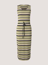 Mouwloze Maxi Jurk met getextureerde streep - Vrouwen - green multicolor stripe Mouwloze Maxi Jurk met getextureerde streep - Vrouwen - green multicolor stripe - 7 - TOM TAILOR