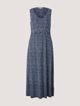 Ärmelloses Midikleid mit Muster - Frauen - blue minimal design vertical Ärmelloses Midikleid mit Muster - Frauen - blue minimal design vertical - 7 - TOM TAILOR