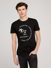 T-Shirt mit Print - Männer - Black T-Shirt mit Print - Männer - Black - 1 - TOM TAILOR Denim