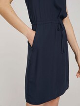 Kurzes Kleid mit Tunnelzug - Frauen - Sky Captain Blue Kurzes Kleid mit Tunnelzug - Frauen - Sky Captain Blue - 9 - TOM TAILOR