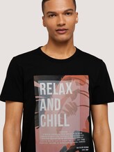 Print T-Shirt - Männer - Black Print T-Shirt - Männer - Black - 9 - TOM TAILOR Denim