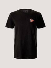 T-Shirt mit kleinem Print - Männer - Black T-Shirt mit kleinem Print - Männer - Black - 7 - TOM TAILOR Denim