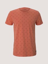 T-shirt met dessin - Mannen - orange mini palm leaf print T-shirt met dessin - Mannen - orange mini palm leaf print - 7 - TOM TAILOR Denim