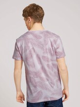 T-Shirt mit Palmenprint - Männer - peach inside palm leaf print T-Shirt mit Palmenprint - Männer - peach inside palm leaf print - 2 - TOM TAILOR Denim