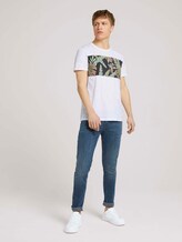 T-Shirt im Mustermix - Männer - White T-Shirt im Mustermix - Männer - White - 3 - TOM TAILOR Denim