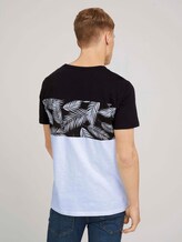 T-Shirt im Mustermix - Männer - Black T-Shirt im Mustermix - Männer - Black - 2 - TOM TAILOR Denim