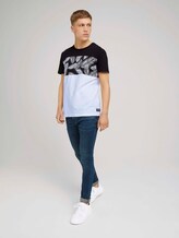 T-Shirt im Mustermix - Männer - Black T-Shirt im Mustermix - Männer - Black - 3 - TOM TAILOR Denim