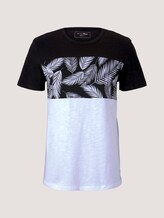 T-Shirt im Mustermix - Männer - Black T-Shirt im Mustermix - Männer - Black - 7 - TOM TAILOR Denim