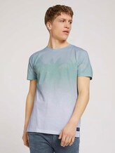 T-Shirt mit Farbverlauf - Männer - mint palm photo print T-Shirt mit Farbverlauf - Männer - mint palm photo print - 1 - TOM TAILOR Denim