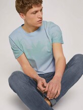 T-Shirt mit Farbverlauf - Männer - mint palm photo print T-Shirt mit Farbverlauf - Männer - mint palm photo print - 5 - TOM TAILOR Denim