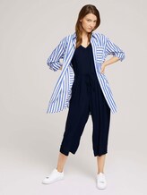 Mouwloze Jumpsuit met ruches - Vrouwen - Sky Captain Blue Mouwloze Jumpsuit met ruches - Vrouwen - Sky Captain Blue - 3 - TOM TAILOR