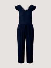 Mouwloze Jumpsuit met ruches - Vrouwen - Sky Captain Blue Mouwloze Jumpsuit met ruches - Vrouwen - Sky Captain Blue - 7 - TOM TAILOR