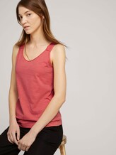 V-hals van biologische katoen - Vrouwen - flamingo flower V-hals van biologische katoen - Vrouwen - flamingo flower - 5 - TOM TAILOR