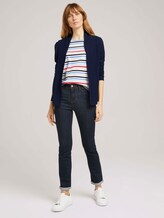 Print T-Shirt mit Bio-Baumwolle - Frauen - navy red multicolor stripe Print T-Shirt mit Bio-Baumwolle - Frauen - navy red multicolor stripe - 3 - TOM TAILOR
