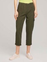 Loose Fit Cargohose - Frauen - Grape Leaf Green Loose Fit Cargohose - Frauen - Grape Leaf Green - 1 - TOM TAILOR