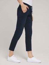 Tapered Relaxed Hose mit Kordelzug - Frauen - Sky Captain Blue Tapered Relaxed Hose mit Kordelzug - Frauen - Sky Captain Blue - 11 - TOM TAILOR