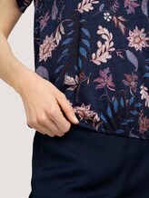 Gemustertes T-Shirt mit weiten Ärmeln - Frauen - navy floral design Gemustertes T-Shirt mit weiten Ärmeln - Frauen - navy floral design - 9 - TOM TAILOR