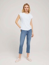 T-Shirt mit Knotendetail - Frauen - offwhite paisley design T-Shirt mit Knotendetail - Frauen - offwhite paisley design - 3 - TOM TAILOR