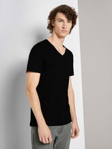 Doppelpack Basic T-Shirt - Männer - Black Doppelpack Basic T-Shirt - Männer - Black - 1 - TOM TAILOR Denim