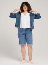Plus - Henleybluse mit Leinen - Frauen - Whisper White Plus - Henleybluse mit Leinen - Frauen - Whisper White - 3 - My True Me