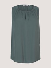ärmellose Bluse - Frauen - washed jasper green ärmellose Bluse - Frauen - washed jasper green - 7 - My True Me