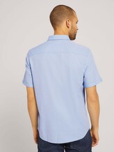 strukturiertes Kurzarmhemd - Männer - light blue white structure strukturiertes Kurzarmhemd - Männer - light blue white structure - 2 - TOM TAILOR