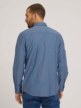gestreiftes Hemd - Männer - navy horizontal small stripe gestreiftes Hemd - Männer - navy horizontal small stripe - 2 - TOM TAILOR