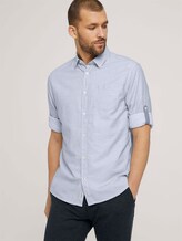 gestreiftes Hemd - Männer - off white horizontal stripe gestreiftes Hemd - Männer - off white horizontal stripe - 5 - TOM TAILOR