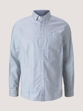 gestreiftes Hemd - Männer - off white horizontal stripe gestreiftes Hemd - Männer - off white horizontal stripe - 7 - TOM TAILOR