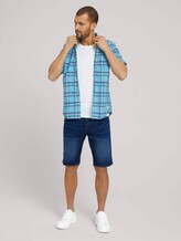 kariertes Kurzarmhemd - Männer - turquoise yellow struct check kariertes Kurzarmhemd - Männer - turquoise yellow struct check - 3 - TOM TAILOR