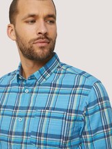 kariertes Kurzarmhemd - Männer - turquoise yellow struct check kariertes Kurzarmhemd - Männer - turquoise yellow struct check - 9 - TOM TAILOR