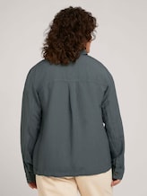 Blazer Hemdjacke mit Leinen - Frauen - washed jasper green Blazer Hemdjacke mit Leinen - Frauen - washed jasper green - 2 - My True Me