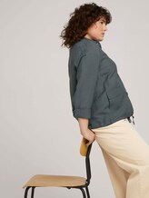 Blazer Hemdjacke mit Leinen - Frauen - washed jasper green Blazer Hemdjacke mit Leinen - Frauen - washed jasper green - 5 - My True Me