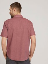 Kurzarmhemd - Männer - red white two face twill Kurzarmhemd - Männer - red white two face twill - 2 - TOM TAILOR