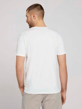 T-Shirt mit Print - Männer - Off White T-Shirt mit Print - Männer - Off White - 2 - TOM TAILOR