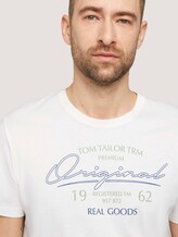 T-Shirt mit Print - Männer - Off White T-Shirt mit Print - Männer - Off White - 9 - TOM TAILOR