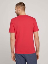 T-Shirt mit Print - Männer - Plain Red T-Shirt mit Print - Männer - Plain Red - 2 - TOM TAILOR