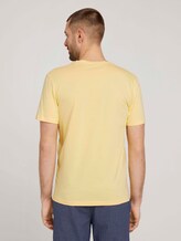 T-Shirt mit Print - Männer - pale straw yellow T-Shirt mit Print - Männer - pale straw yellow - 2 - TOM TAILOR