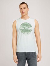 Tanktop mit Bio-Baumwolle - Männer - Off White Tanktop mit Bio-Baumwolle - Männer - Off White - 1 - TOM TAILOR