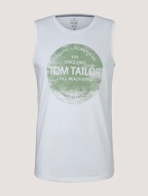 Tanktop mit Bio-Baumwolle - Männer - Off White Tanktop mit Bio-Baumwolle - Männer - Off White - 7 - TOM TAILOR