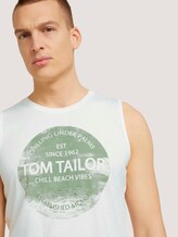 Tanktop mit Bio-Baumwolle - Männer - Off White Tanktop mit Bio-Baumwolle - Männer - Off White - 9 - TOM TAILOR