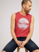 Tanktop mit Bio-Baumwolle - Männer - Plain Red Tanktop mit Bio-Baumwolle - Männer - Plain Red - 5 - TOM TAILOR