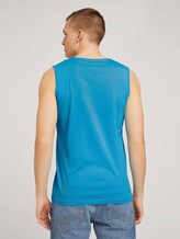 Tanktop mit Bio-Baumwolle - Männer - aquarius turquoise Tanktop mit Bio-Baumwolle - Männer - aquarius turquoise - 2 - TOM TAILOR