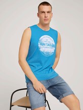 Tanktop mit Bio-Baumwolle - Männer - aquarius turquoise Tanktop mit Bio-Baumwolle - Männer - aquarius turquoise - 5 - TOM TAILOR