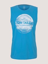 Tanktop mit Bio-Baumwolle - Männer - aquarius turquoise Tanktop mit Bio-Baumwolle - Männer - aquarius turquoise - 7 - TOM TAILOR